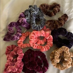 20 pack velvet hair ties